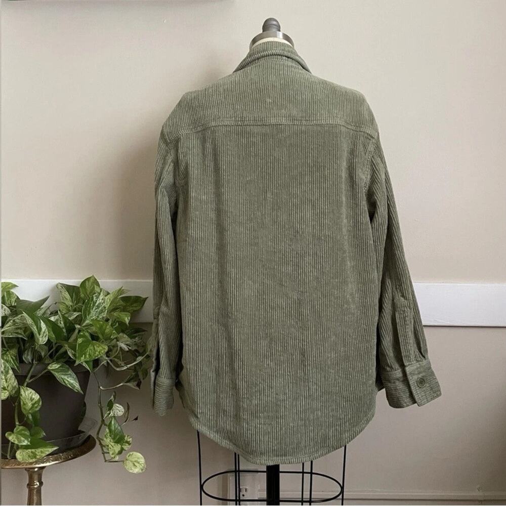 Reformation Jennings Corduroy Jacket - S - Artichoke - Picture 6 of 8